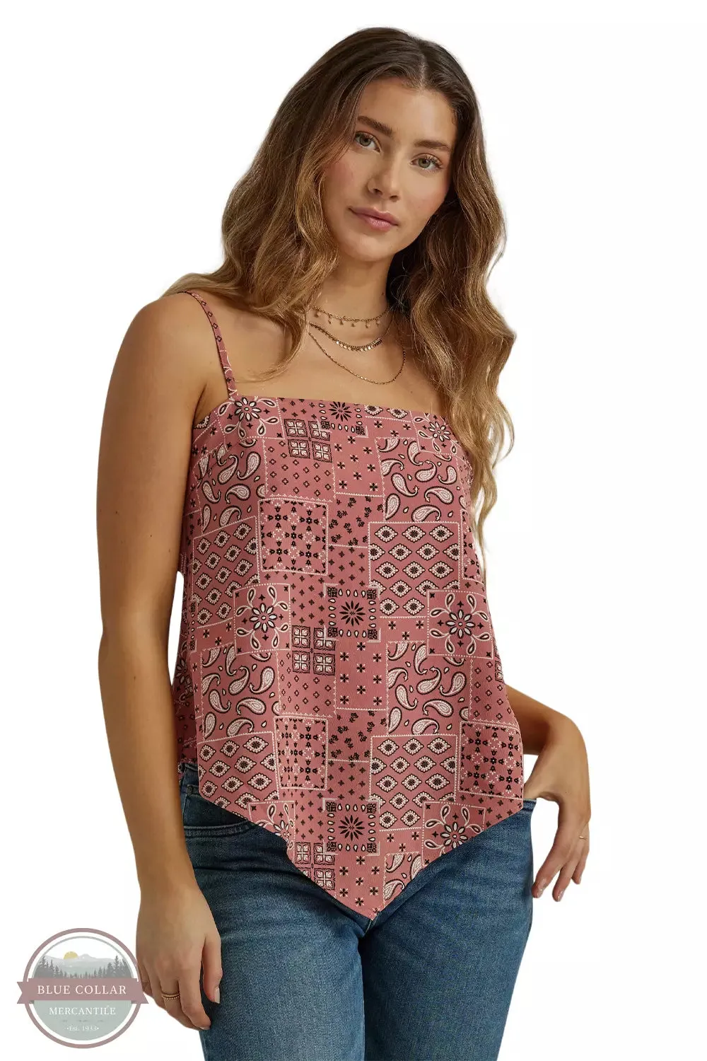 112344851 Paisley Bandana Tie Top