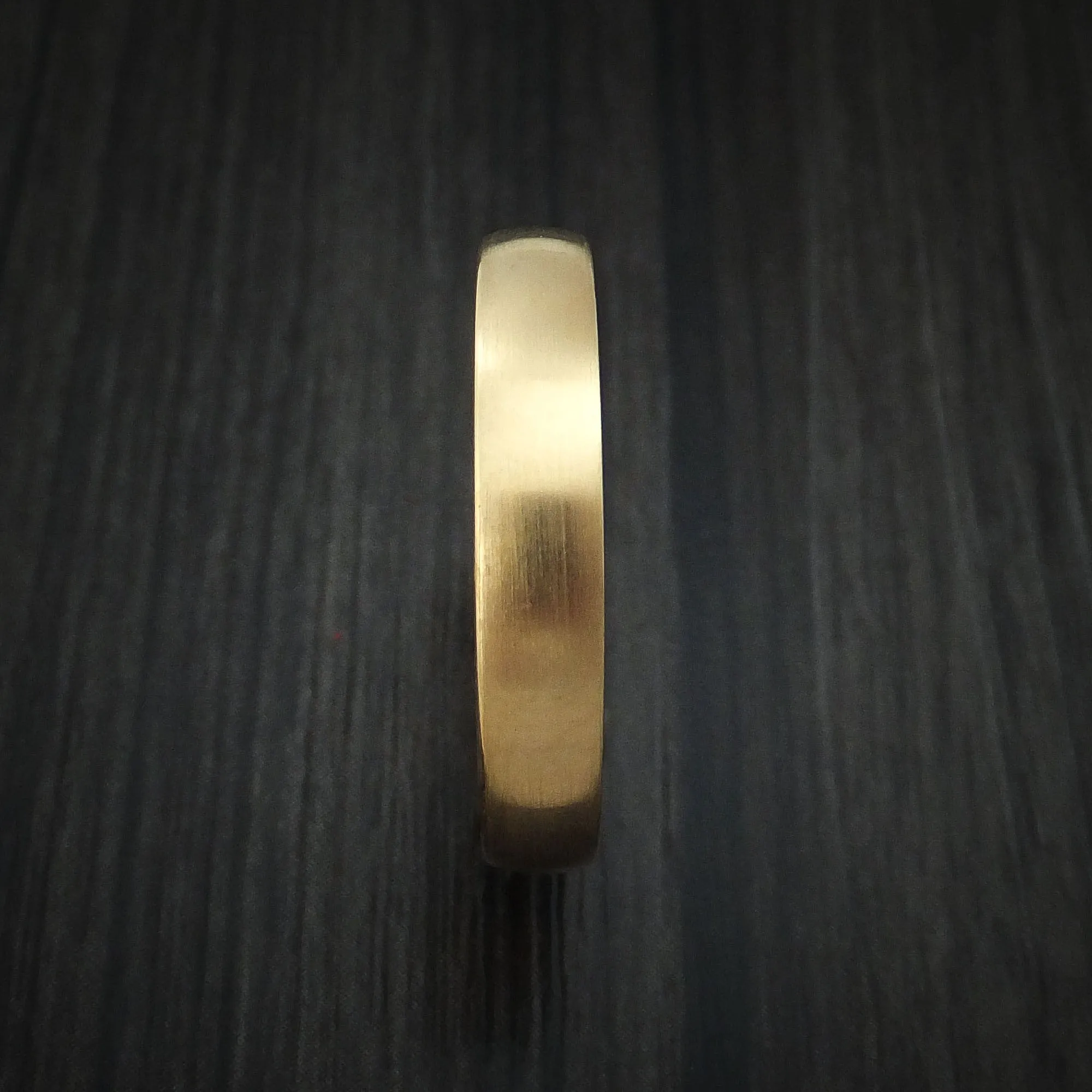 14K Yellow Gold Classic Style Wedding Band Custom Made