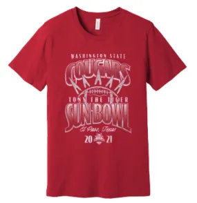 2021 Cougar Sun Bowl Crimson Tee