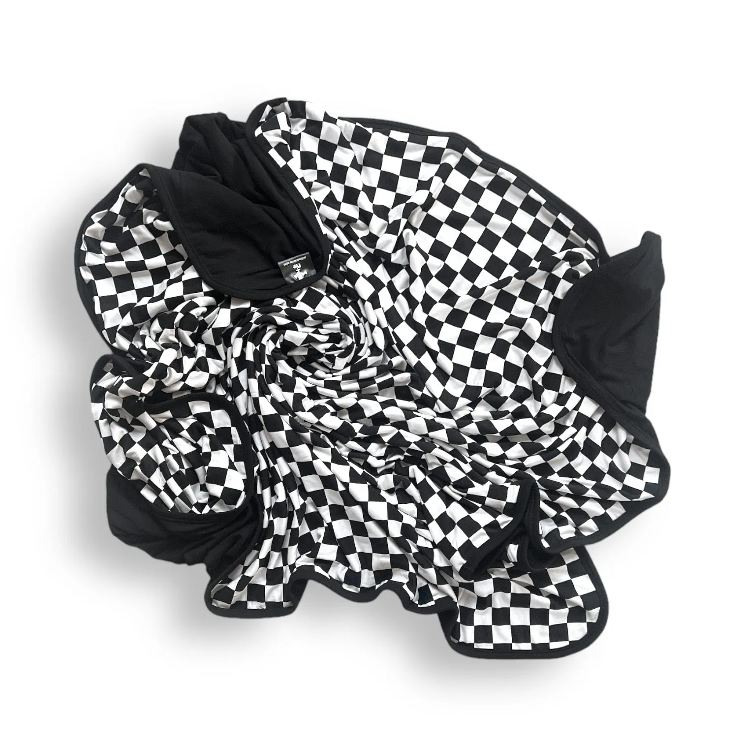 3 LAYER OVERSIZED COZY DREAM BLANKET- B W Check