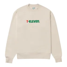 7-Eleven® Embroidered Crewneck - Off White