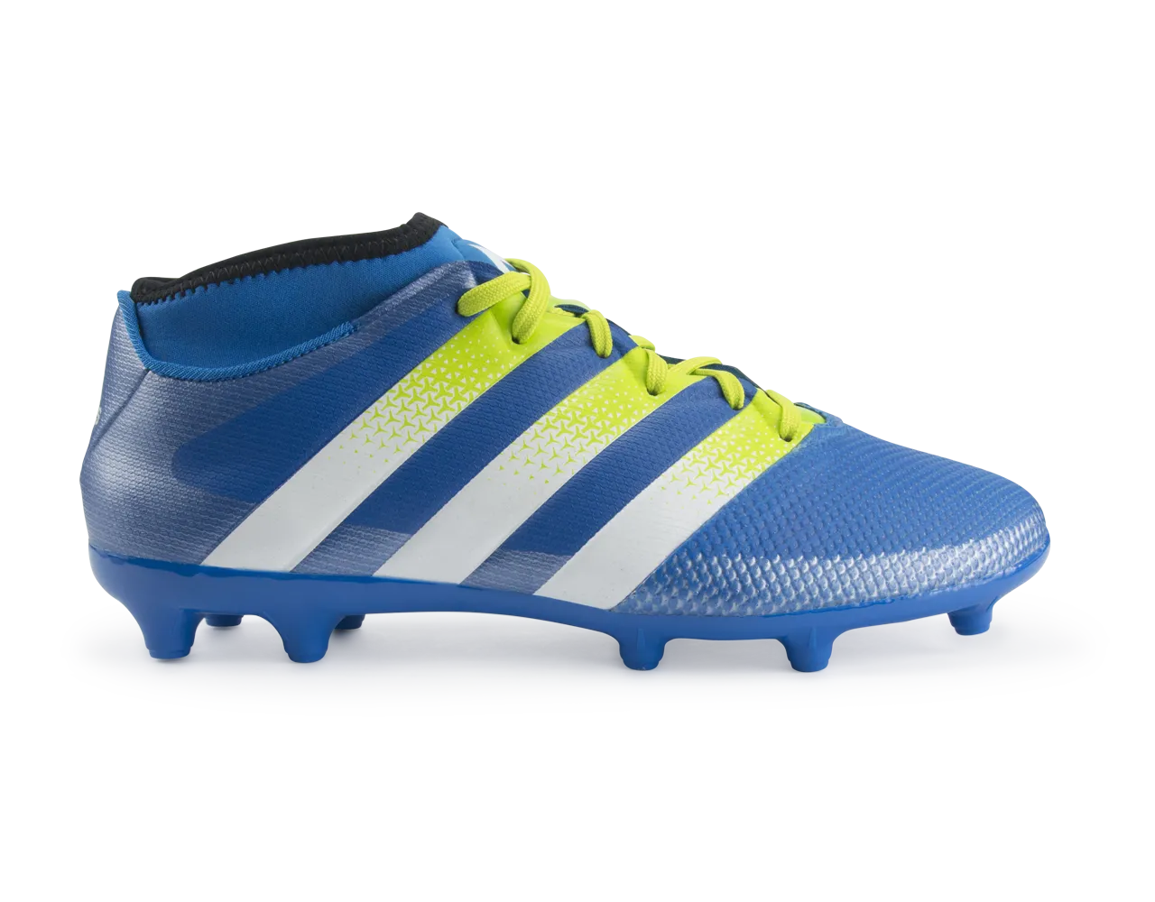 adidas Men's ACE 16.3 Primemesh FG/AG Blue/White/Solar Slime