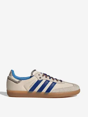 Adidas x Wales Bonner Nylon Samba - Wonder Clay/Royal Blue/Wonder White