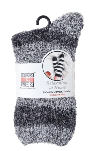 Adults' Bed Socks [Marled Stripe]