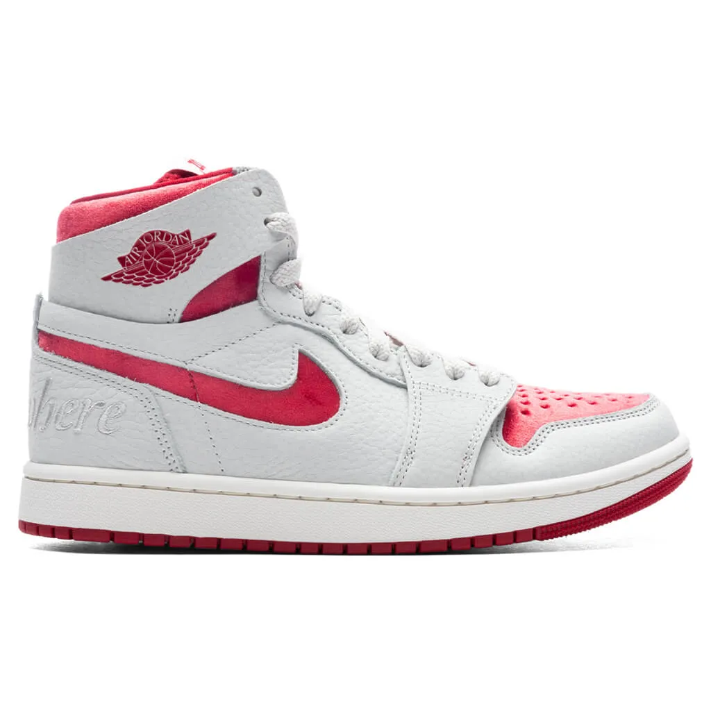 Air Jordan 1 Zoom CMFT 2 'Valentines Day' Women's - Summit White/Gym Red/Phantom