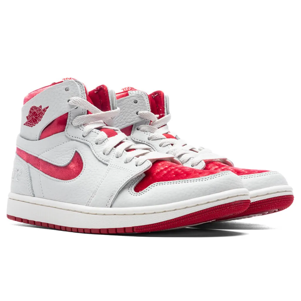 Air Jordan 1 Zoom CMFT 2 'Valentines Day' Women's - Summit White/Gym Red/Phantom