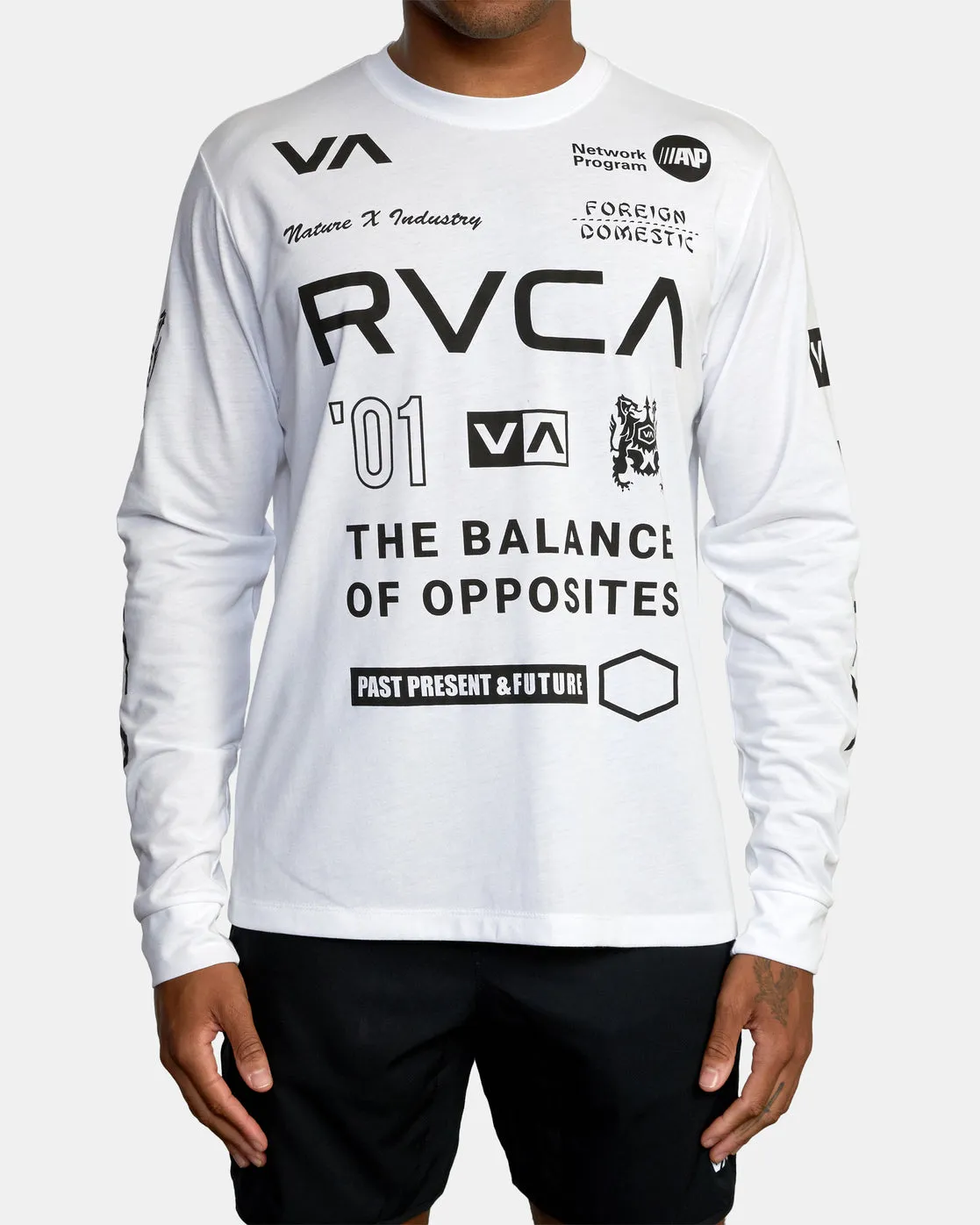 All Brand Long Sleeve Workout Shirt - White