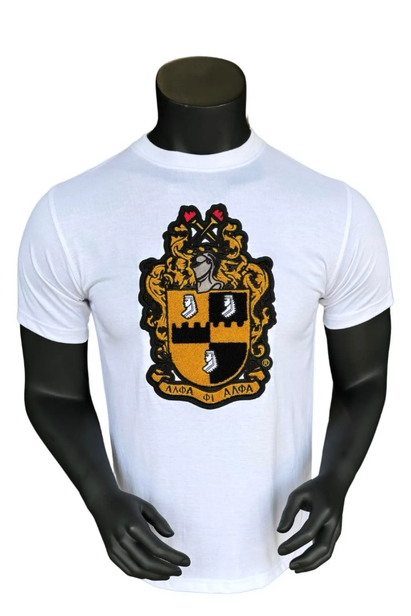 Alpha Shield APhiA Sleeve Chenille Tee