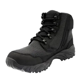 ALTAI Black Tactical Waterproof Side Zip 6" Boots (MFT200-ZS)