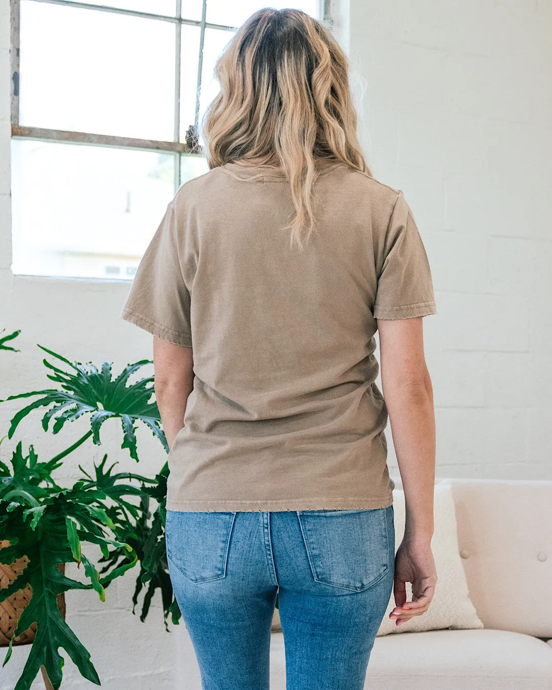 Amanda Vintage Tee - Sand