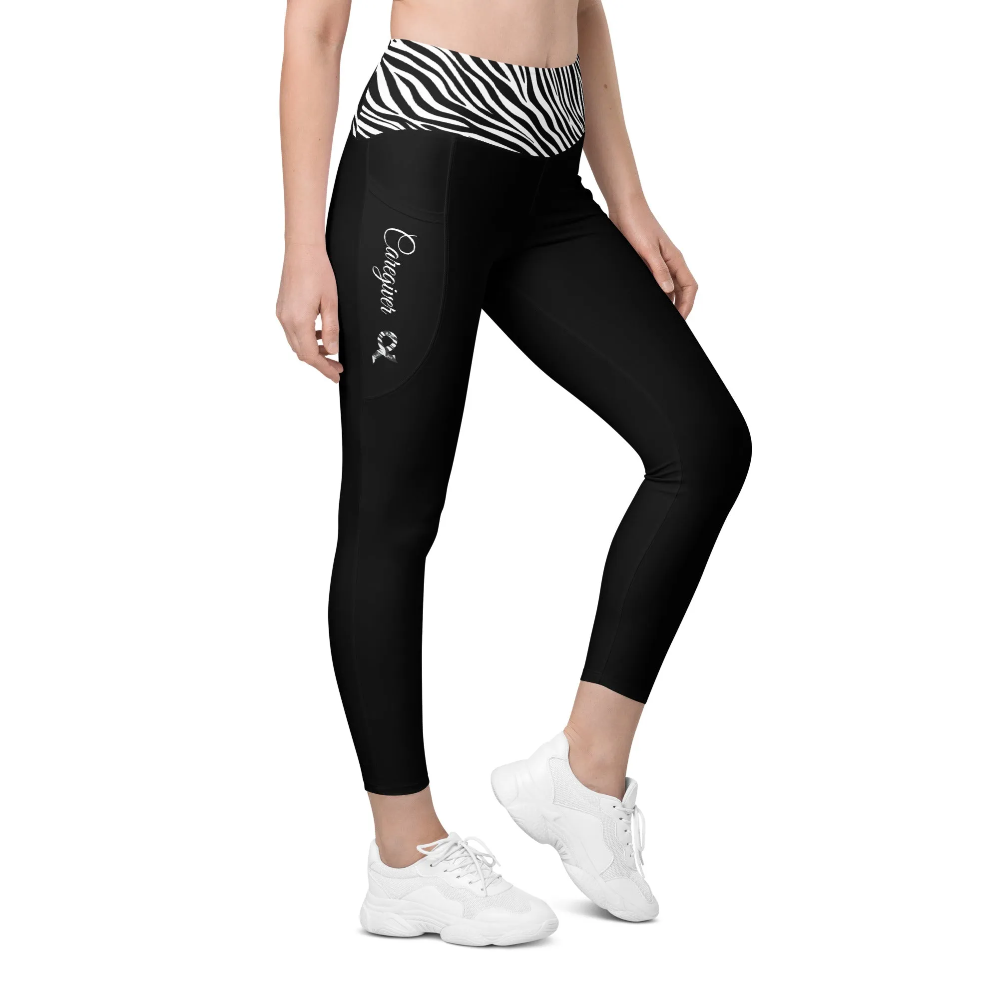 Ampullary Cancer "Caregiver" Leggings with Pockets