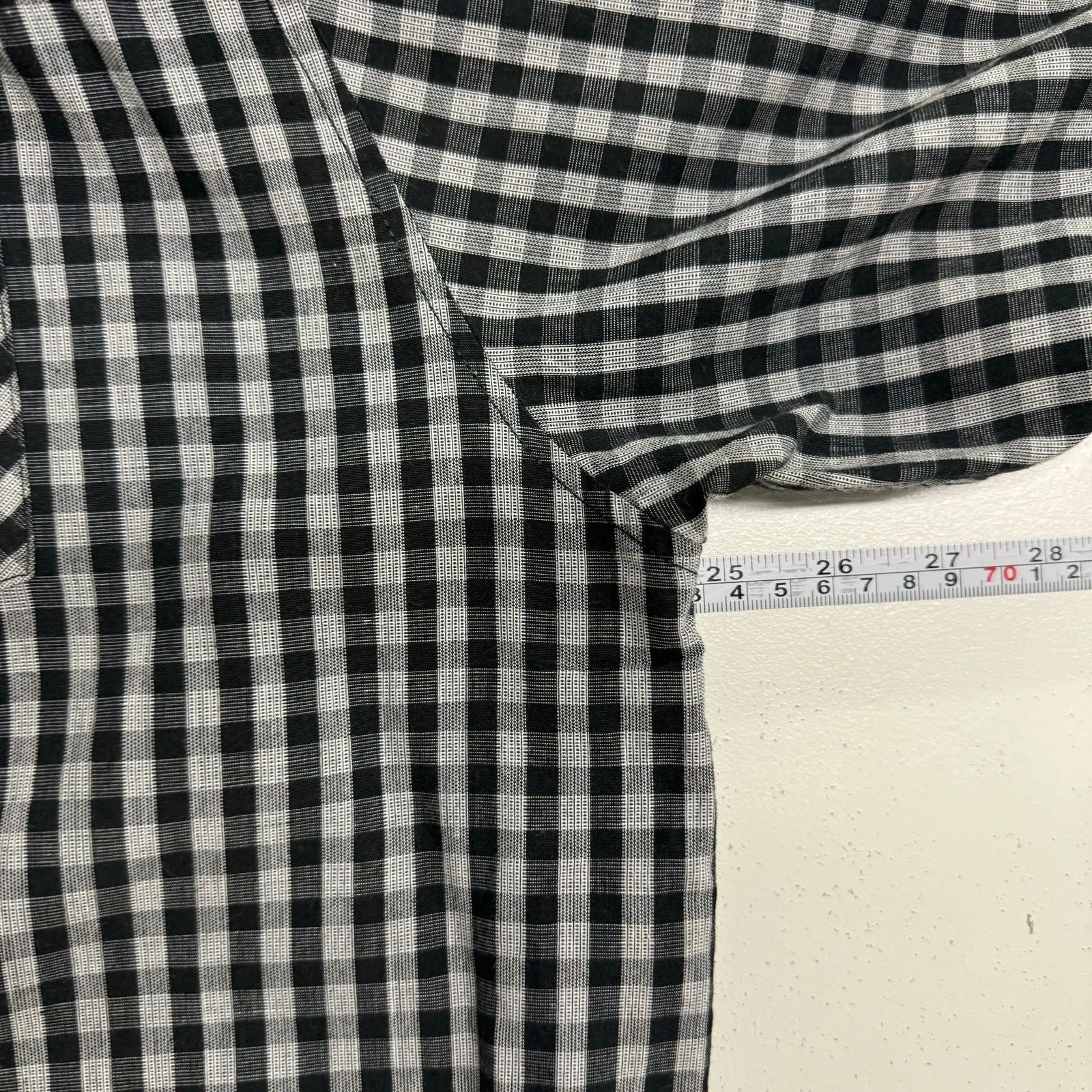 Avirex | Embroidered Box Check Button-Up Shirt | Size: 2XL | Color: Black/Gray | Pre-Owned