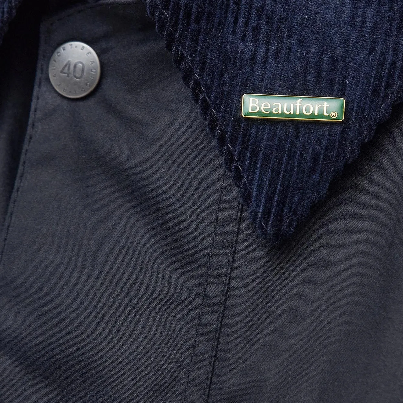 Barbour Beaufort 40 Wax Jacket Navy