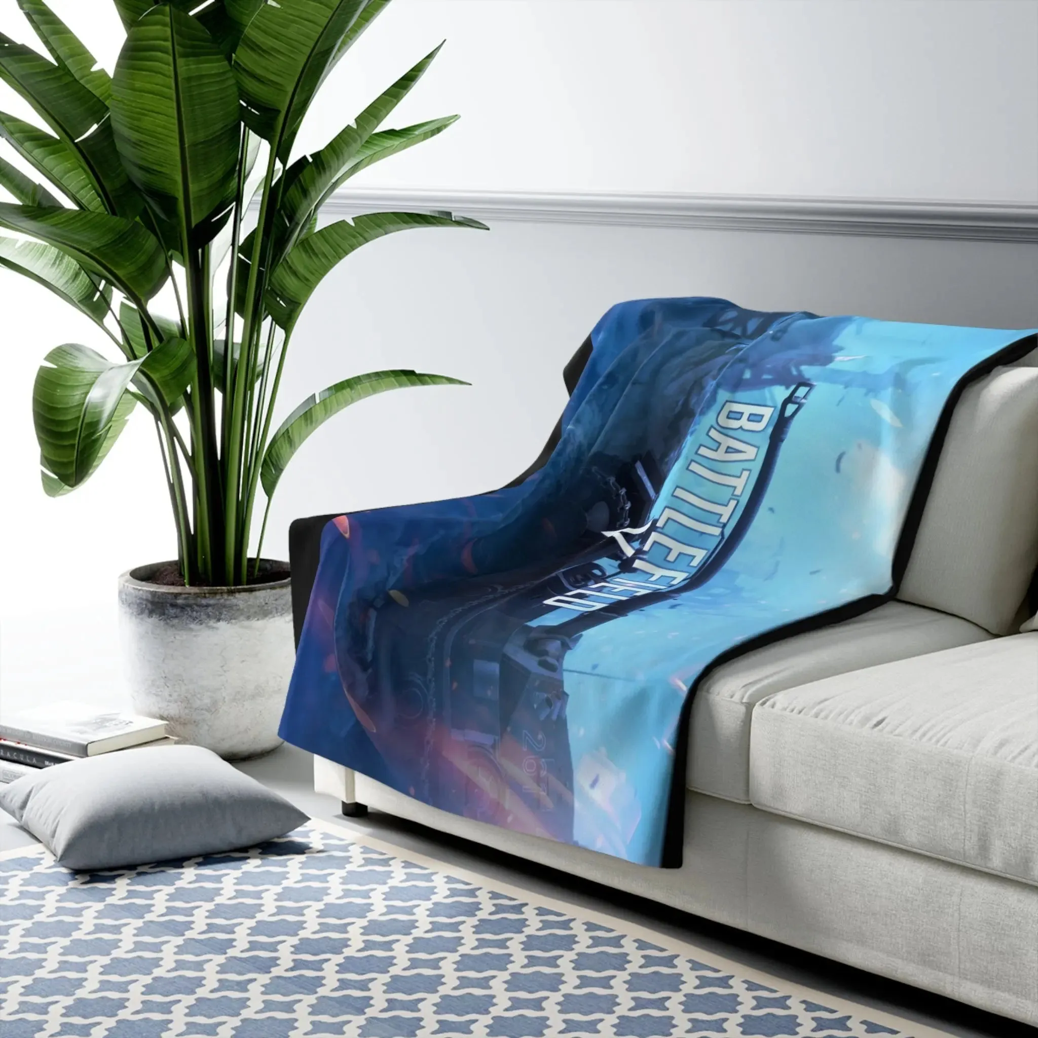 Battlefield V Sherpa Fleece Blanket