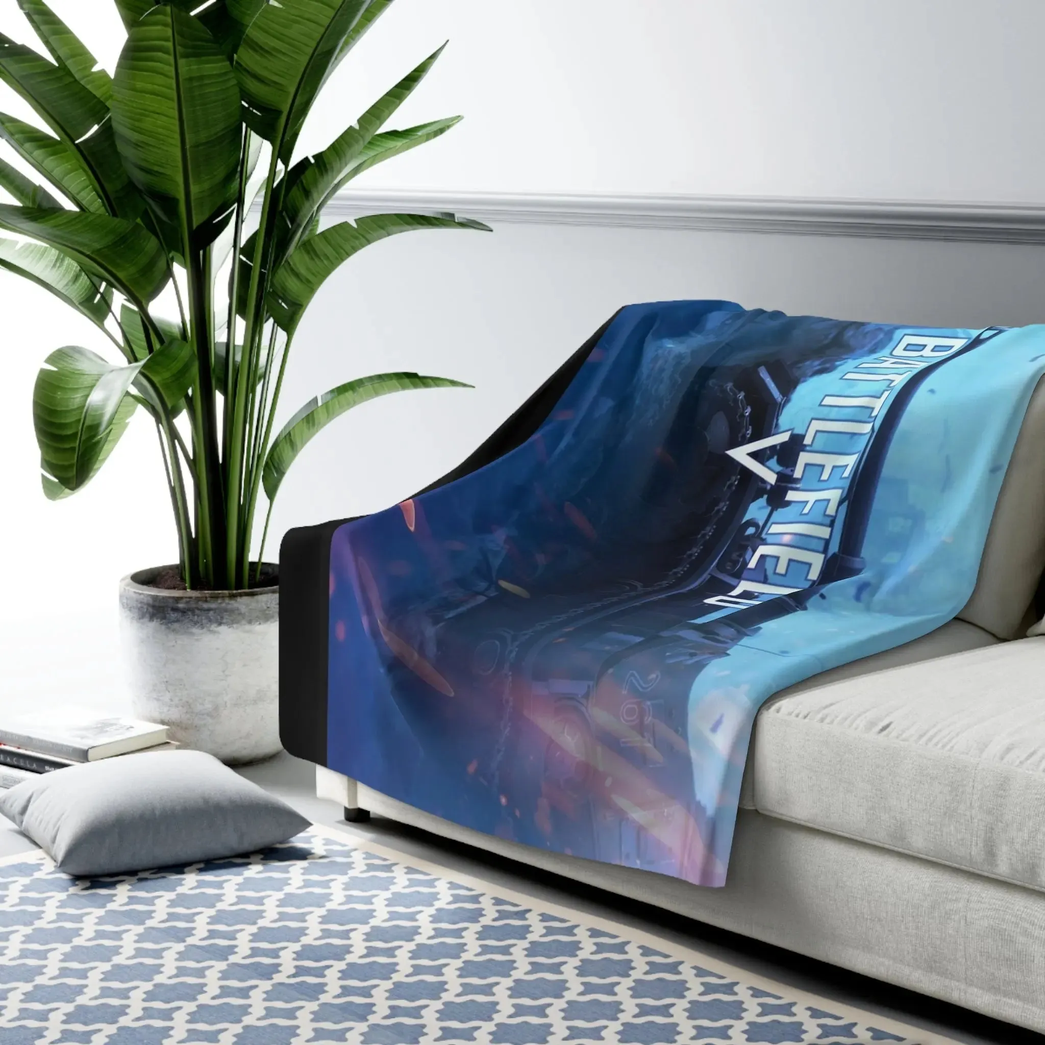 Battlefield V Sherpa Fleece Blanket