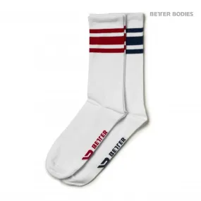 Better Bodies Brooklyn Socks - Navy-Red