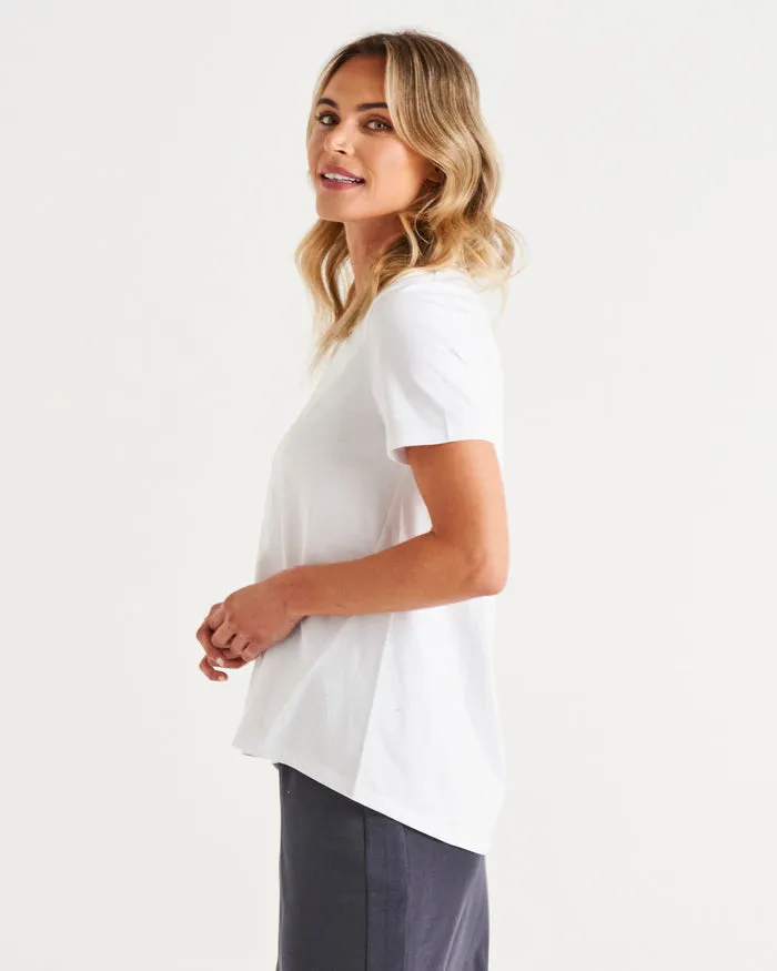 Betty Basics Luella Tee White