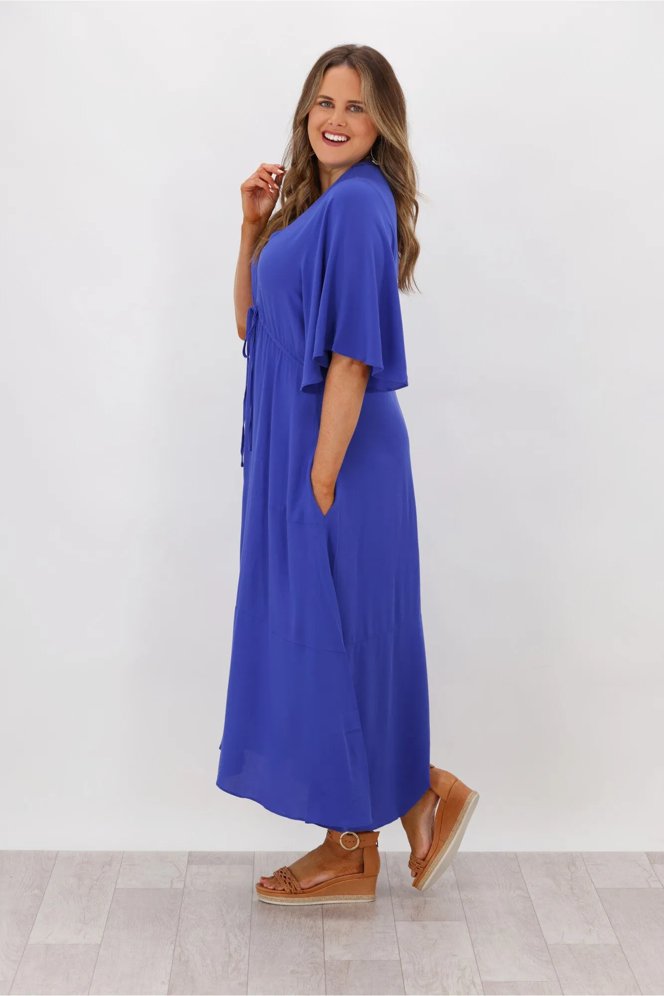 Betty Basics Saint Lucia Dress Deco Blue