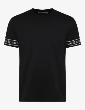 Black 4G Logo Trim Slim Fit T-Shirt