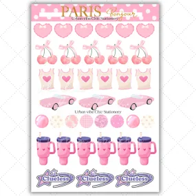 Black Girl Stickers - Paris Sticker Sheet 2