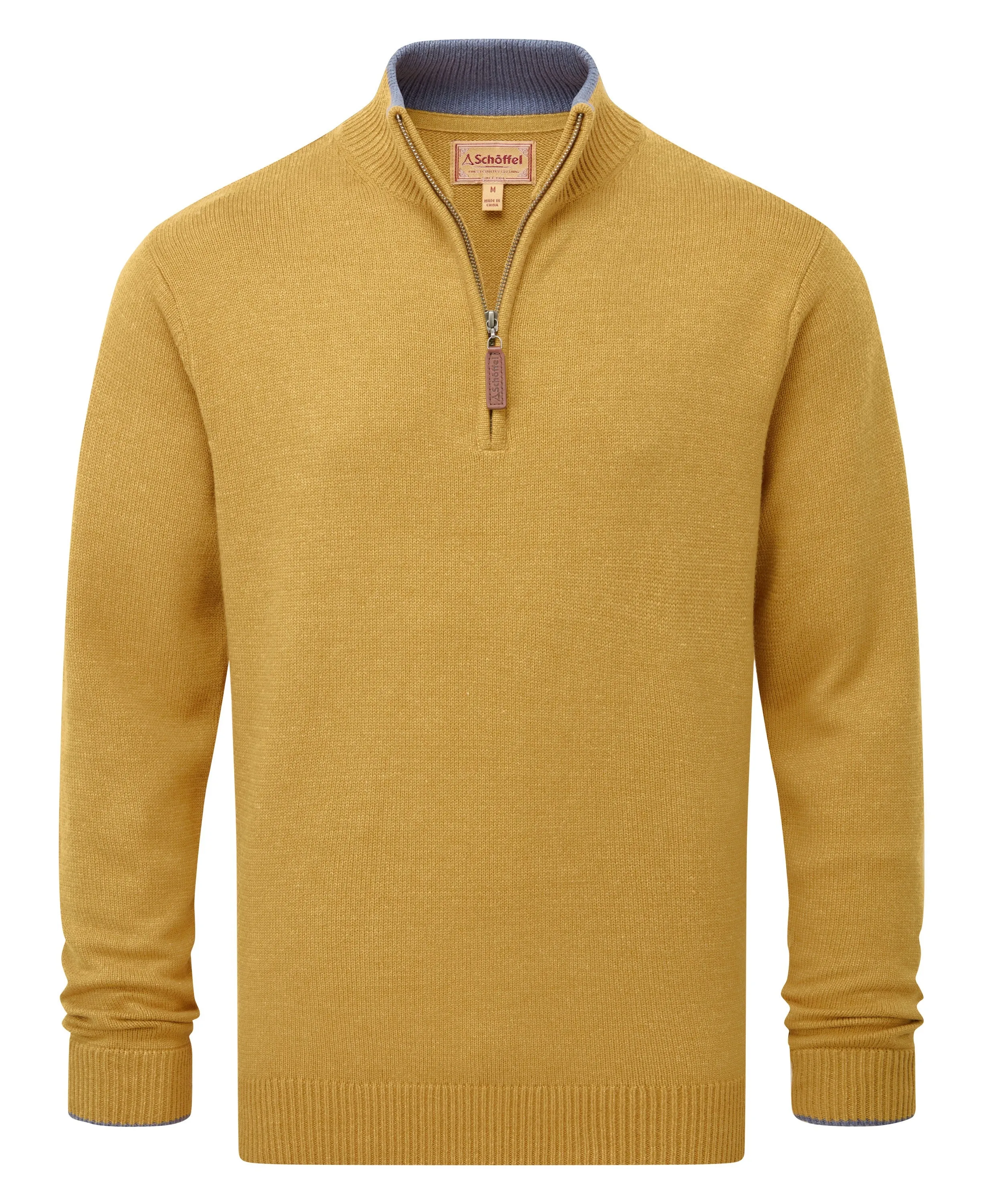 Blair 1/4 Zip Jumper - Mustard