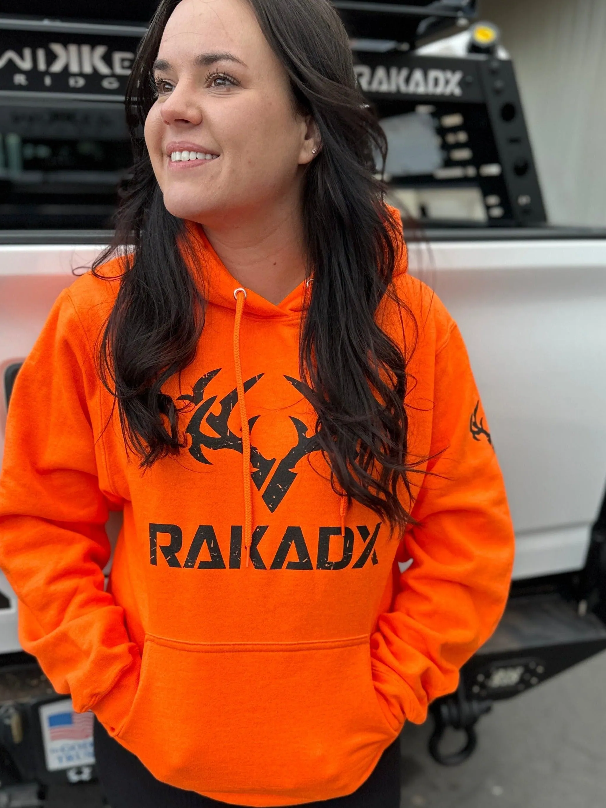 Blaze Orange Uni-Sex Hoodie