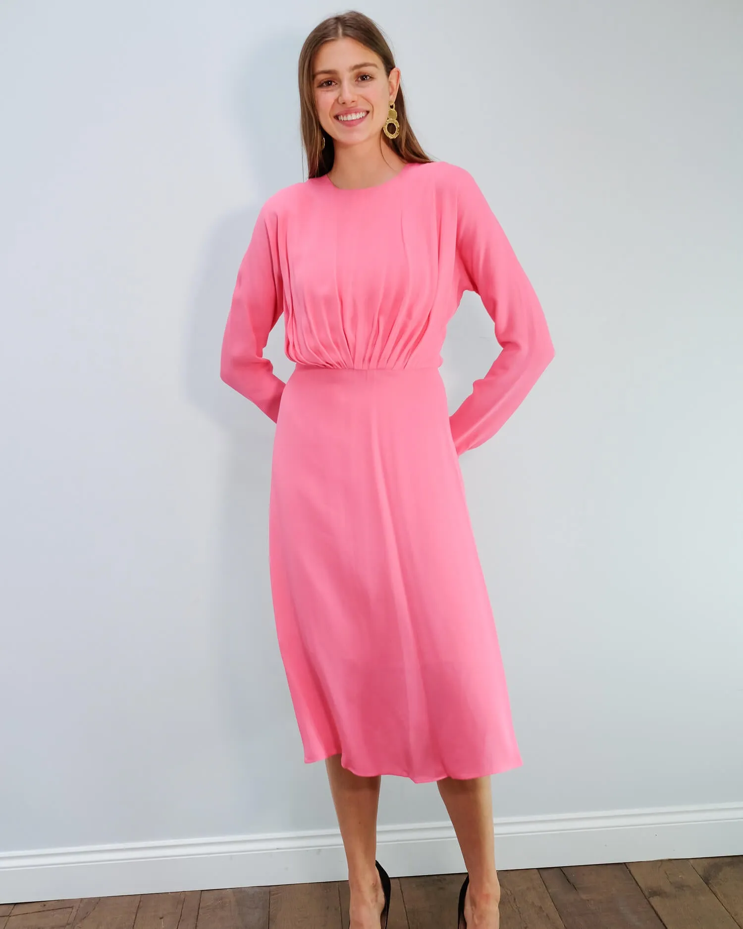 BMB Azolla dress in bubblegum