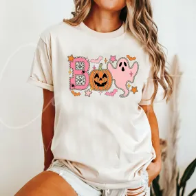 Boo Western Ghost Graphic Tee, Ivory