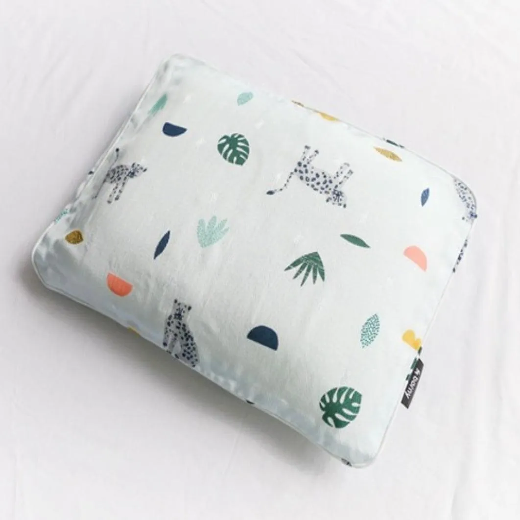 Borny Air Pillow Newborn Pillowcase Jungle Blue