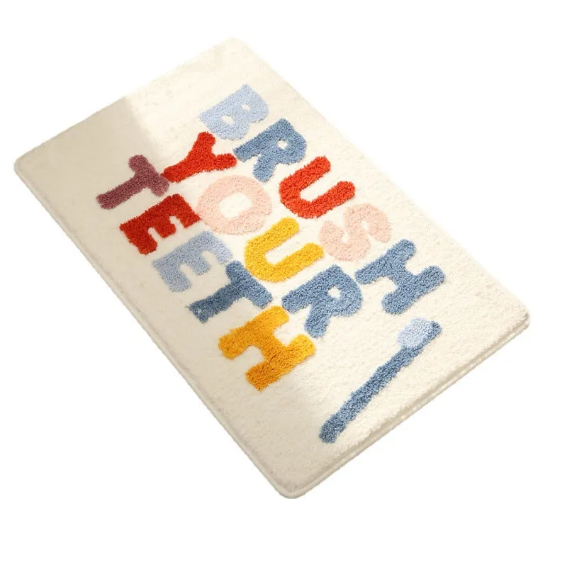 Brush Your Teeth Bath Mat