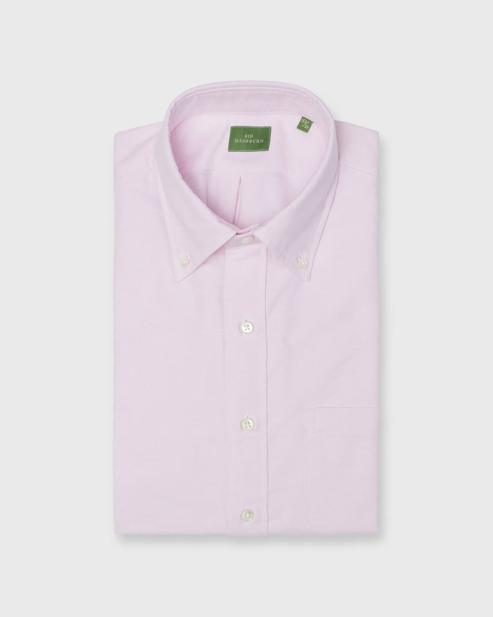 Button-Down Dress Shirt in Light Pink Oxford