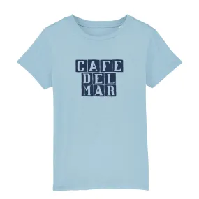 Café del Mar Blue Tile Logo Kid's Organic T-Shirt