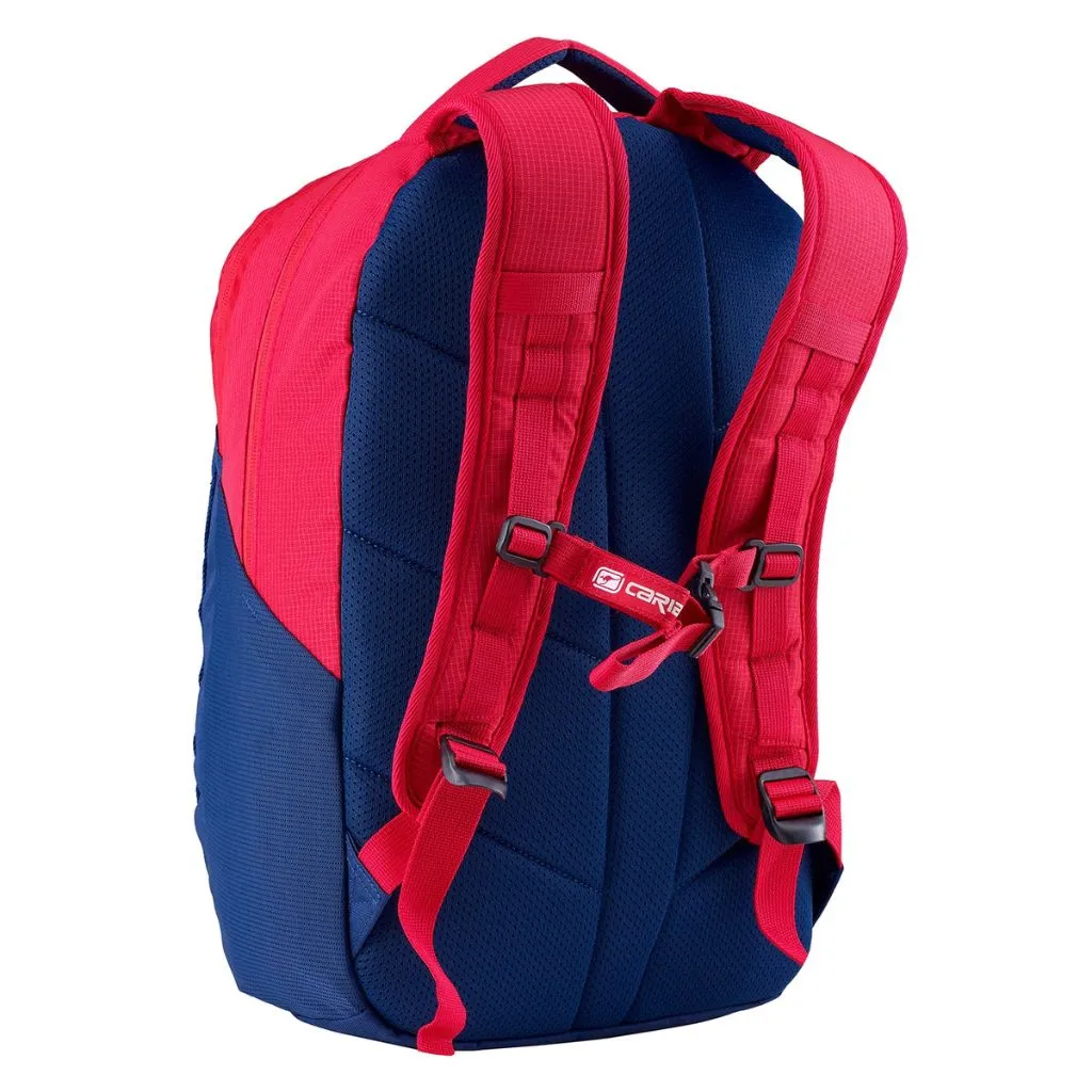 Caribee Obingo Laptop Backpack 28L - Red/Navy