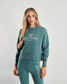 Celeste Sweatshirt Green Trail