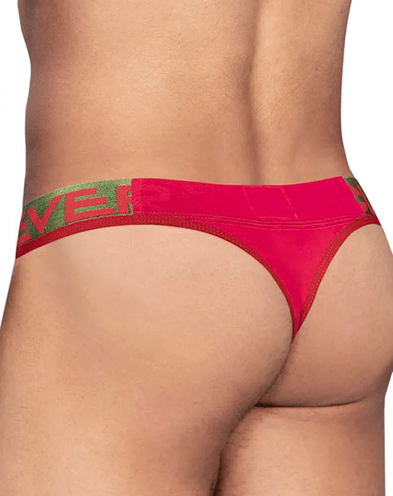 Clever 0924 Cerise Thongs Red