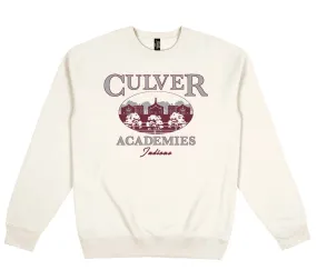 Culver Heritage Heavyweight Crew - Bone