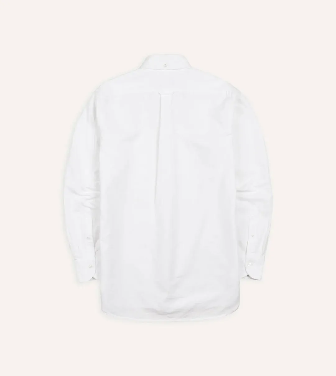 Drake's Oxford Button-Down Shirt / White