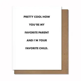 Favorite Parents Greeting Card