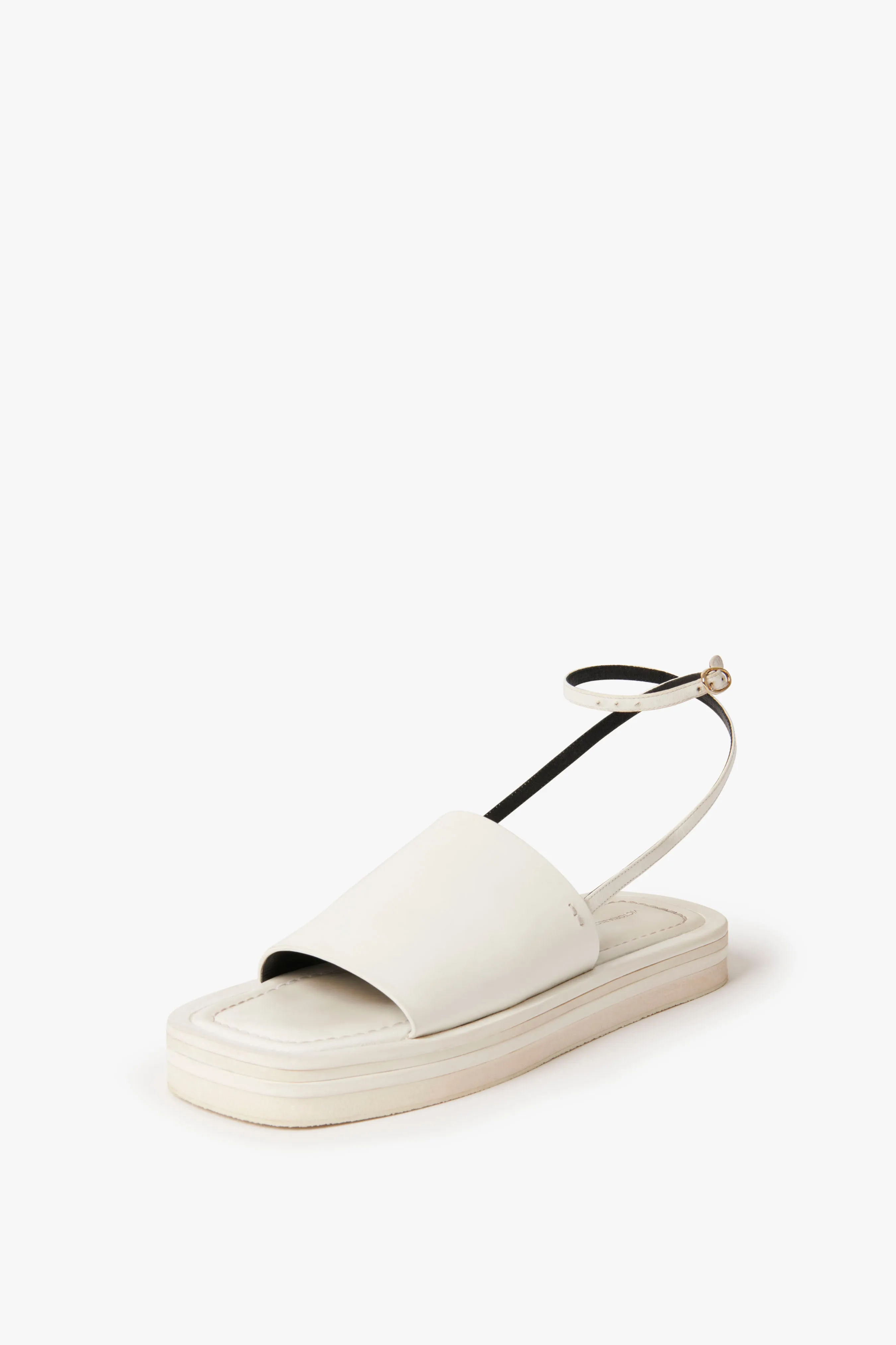 Frances Sandal in White