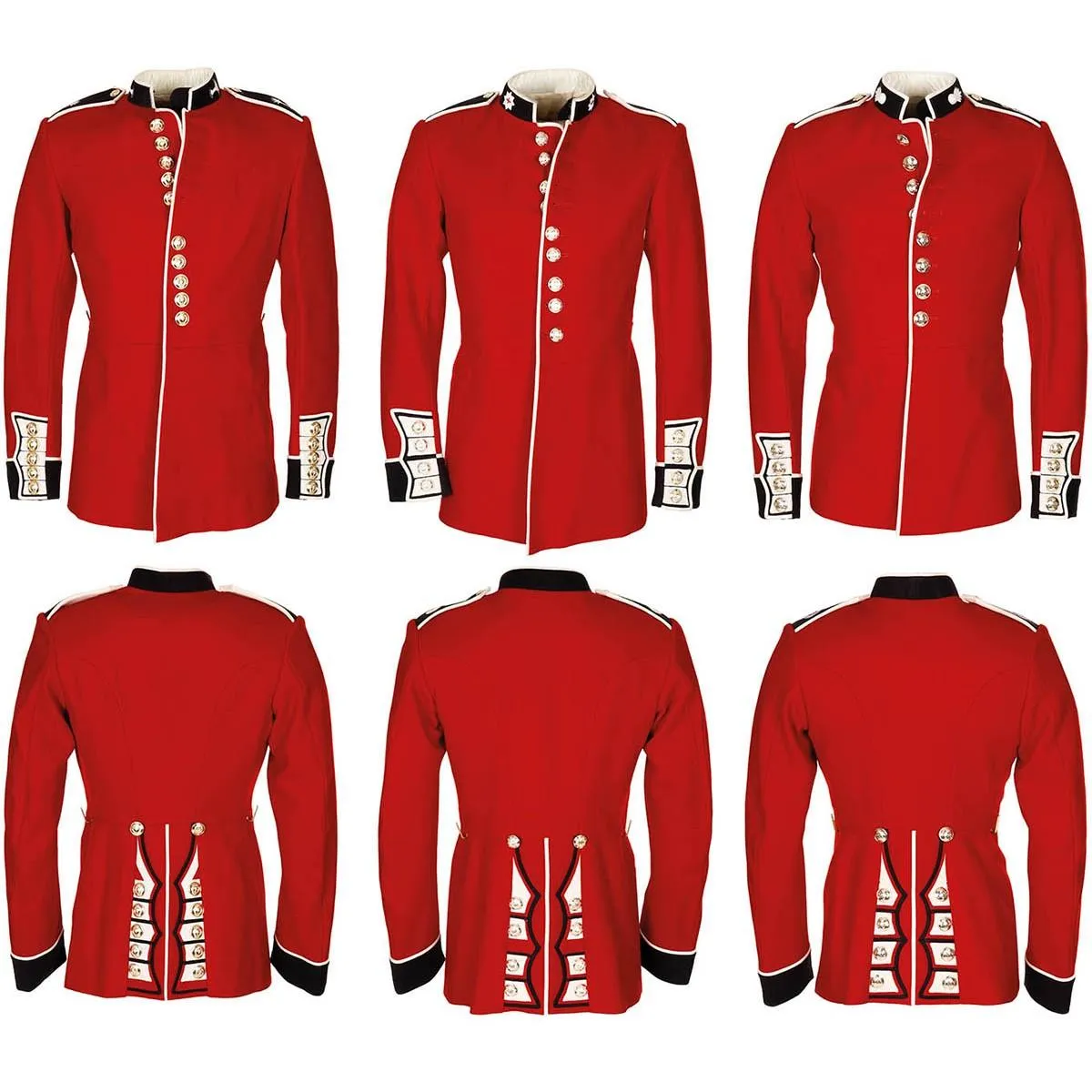 Genuine British army jacket uniform tunic red dress scarlet lifeguards cavalry