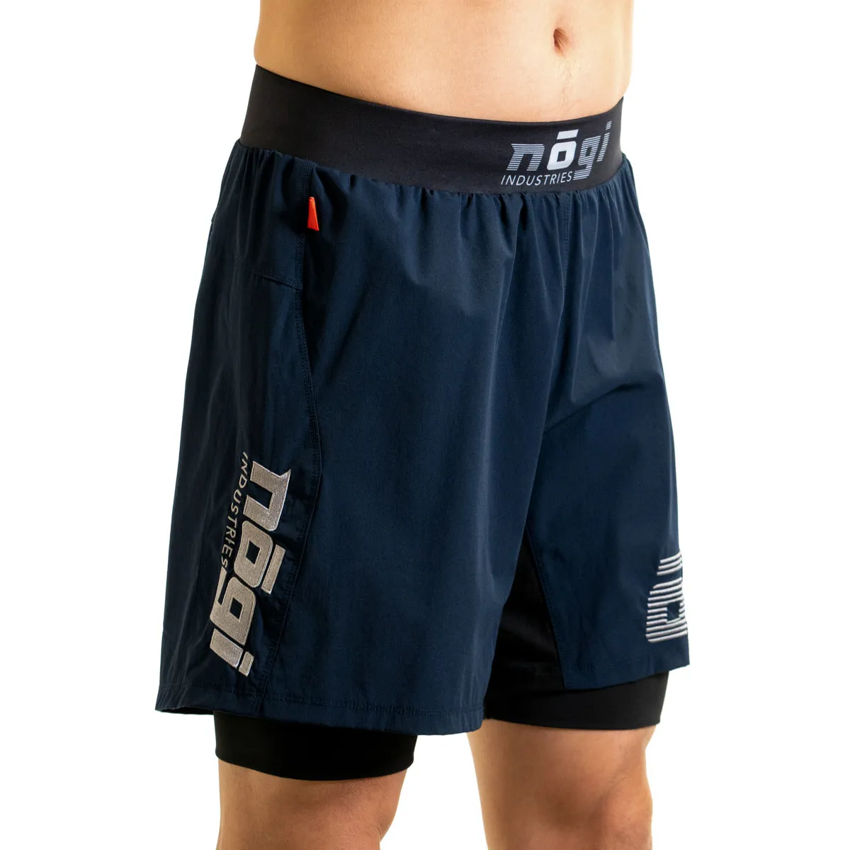 Ghost 7" Inseam Premium Lined Grappling Shorts - Neptune Blue