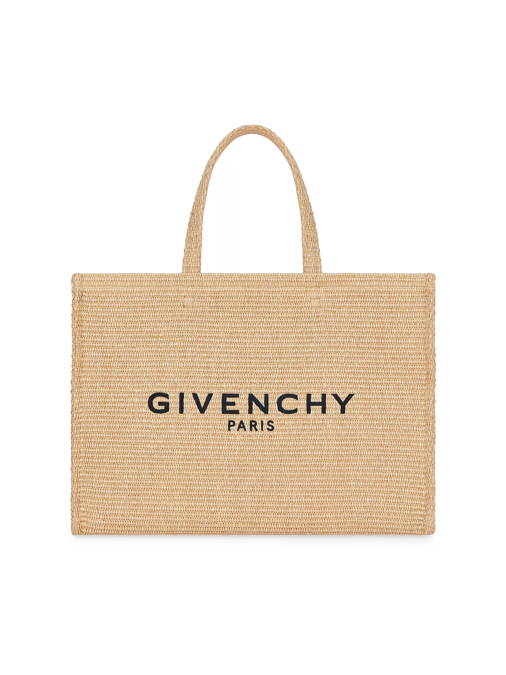 Givenchy Medium Raffia G Tote