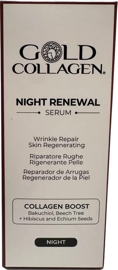 Gold Collagen Night Renewal Serum 30ml