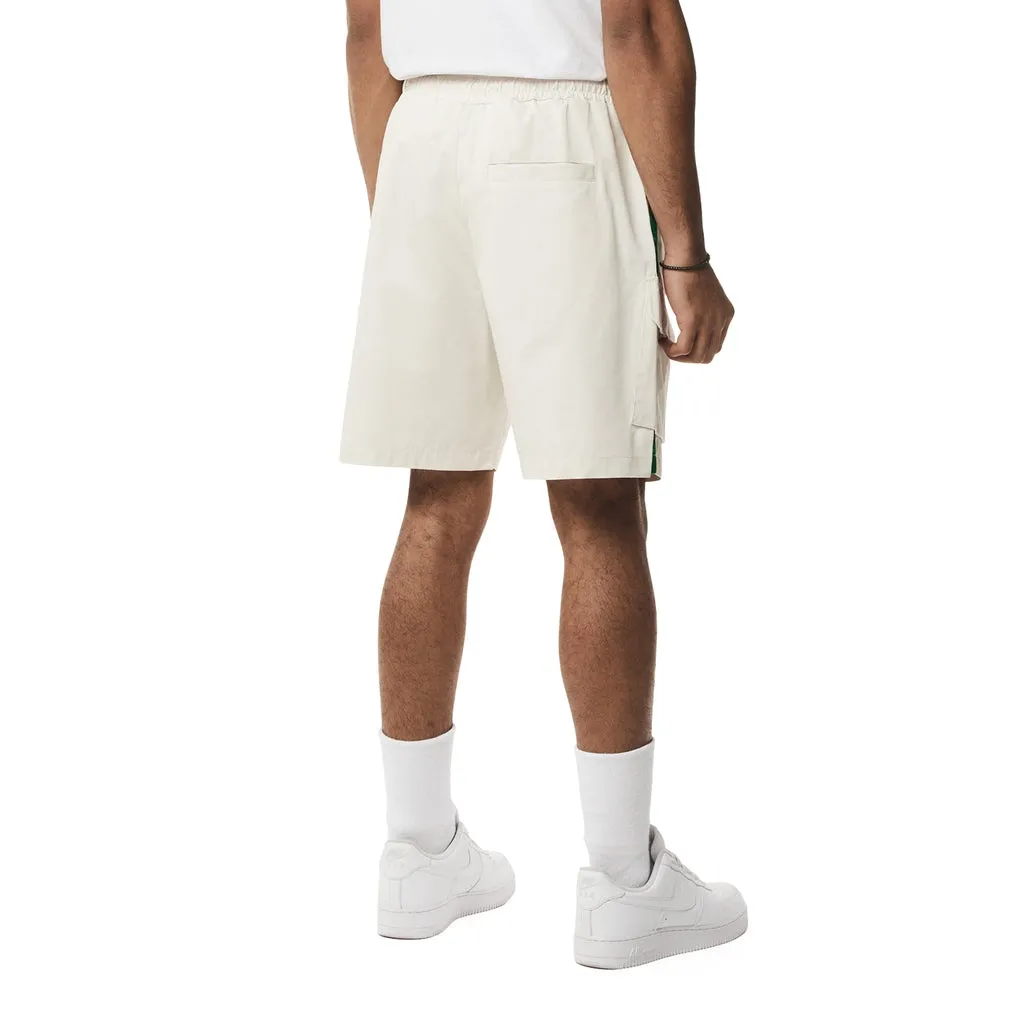 Graphic Twill Shorts - Chalk