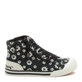 Jazzin Daisy Black High Top Sneaker