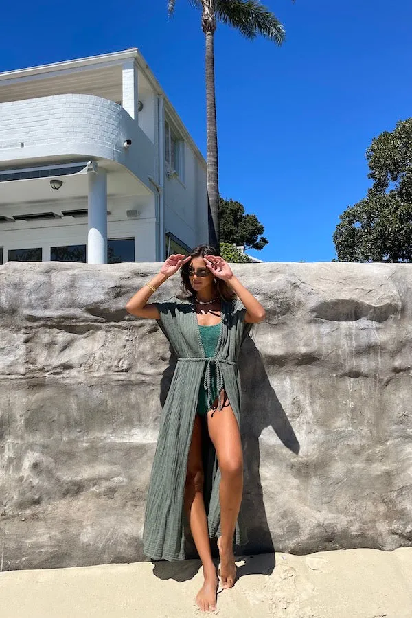 Kassandra Robe Khaki