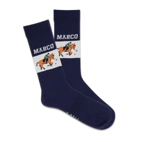 K.Bell Men's Marco Polo Crew Sock