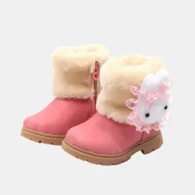 Kids' Snow Boots – Rabbit Fleece