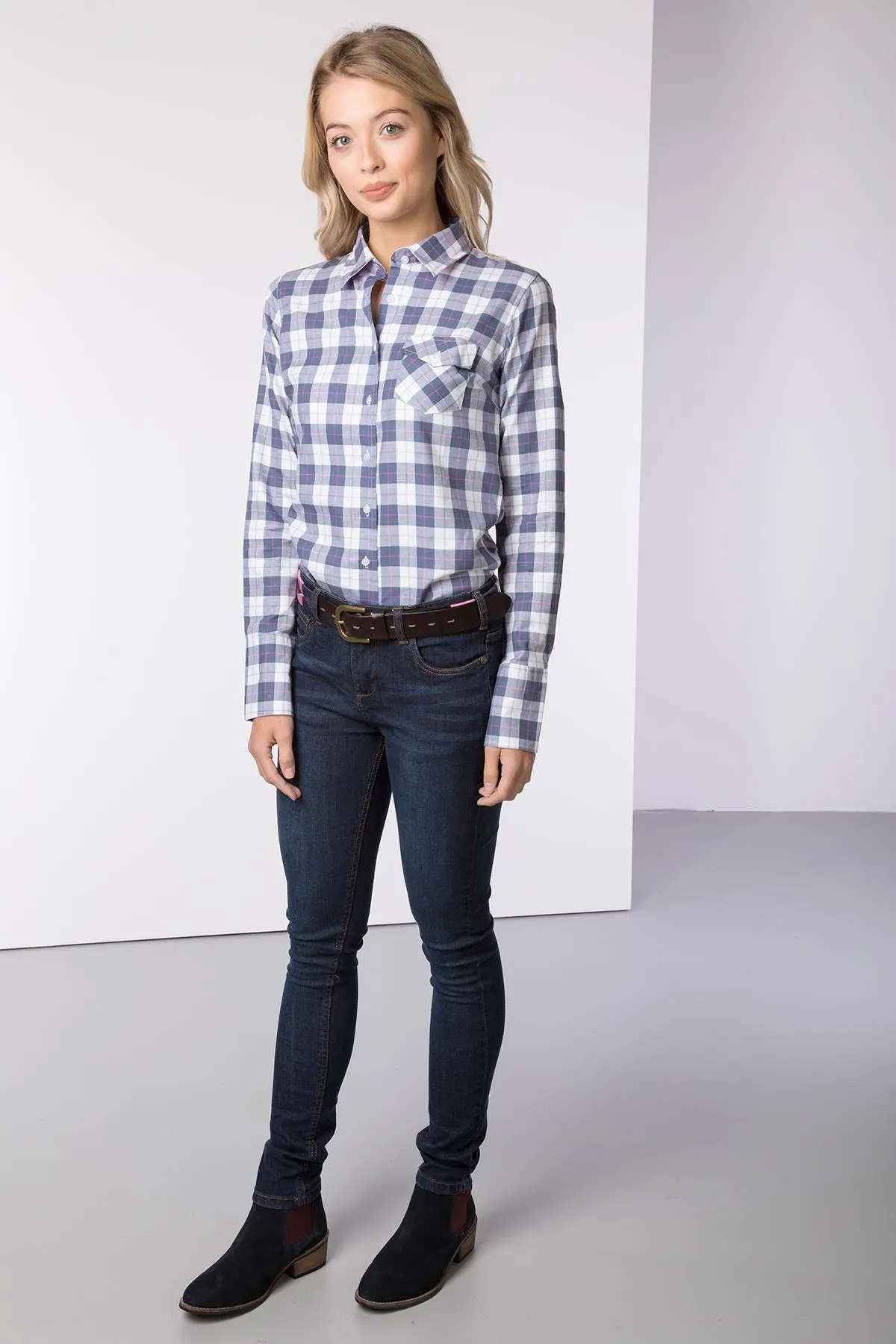 Ladies Hannah Country Checked Shirt - Lilly II