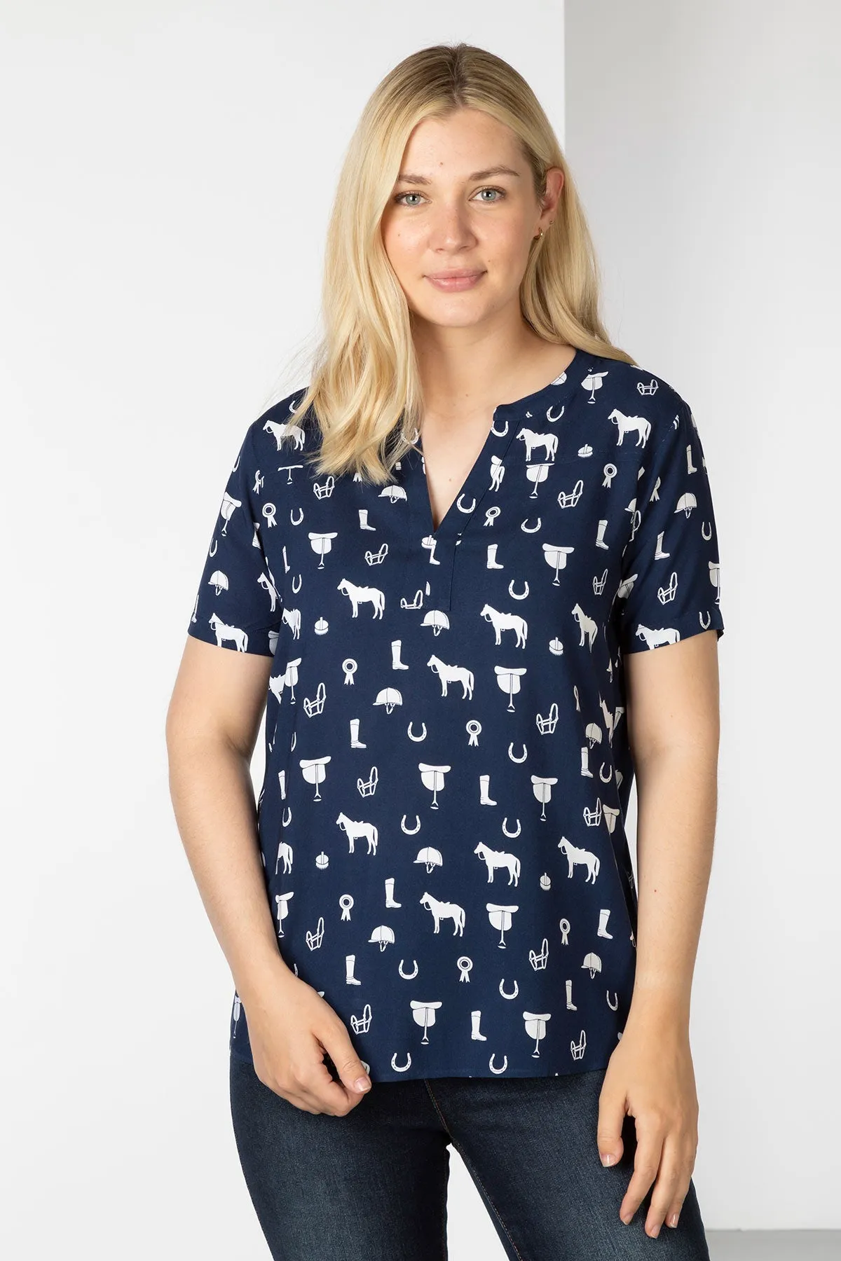 Ladies Short Sleeve Blouse - Wistow II